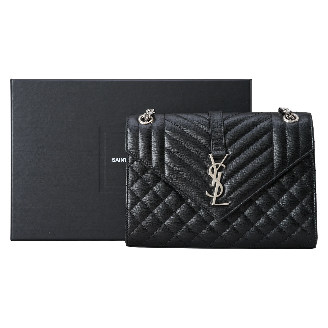 YVES SAINT LAURENT(USED)생로랑 600185 엔벨로프 체인 숄더백